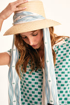 CHAPÉU BOATER + TWILLY
