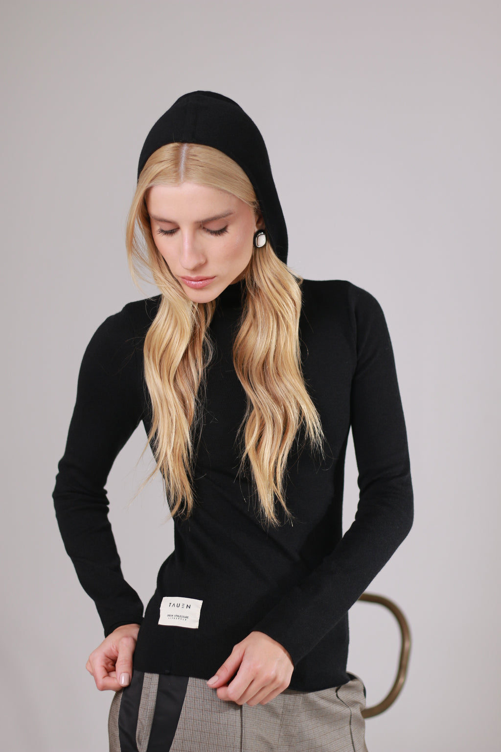Blusa Tricot Balaclava