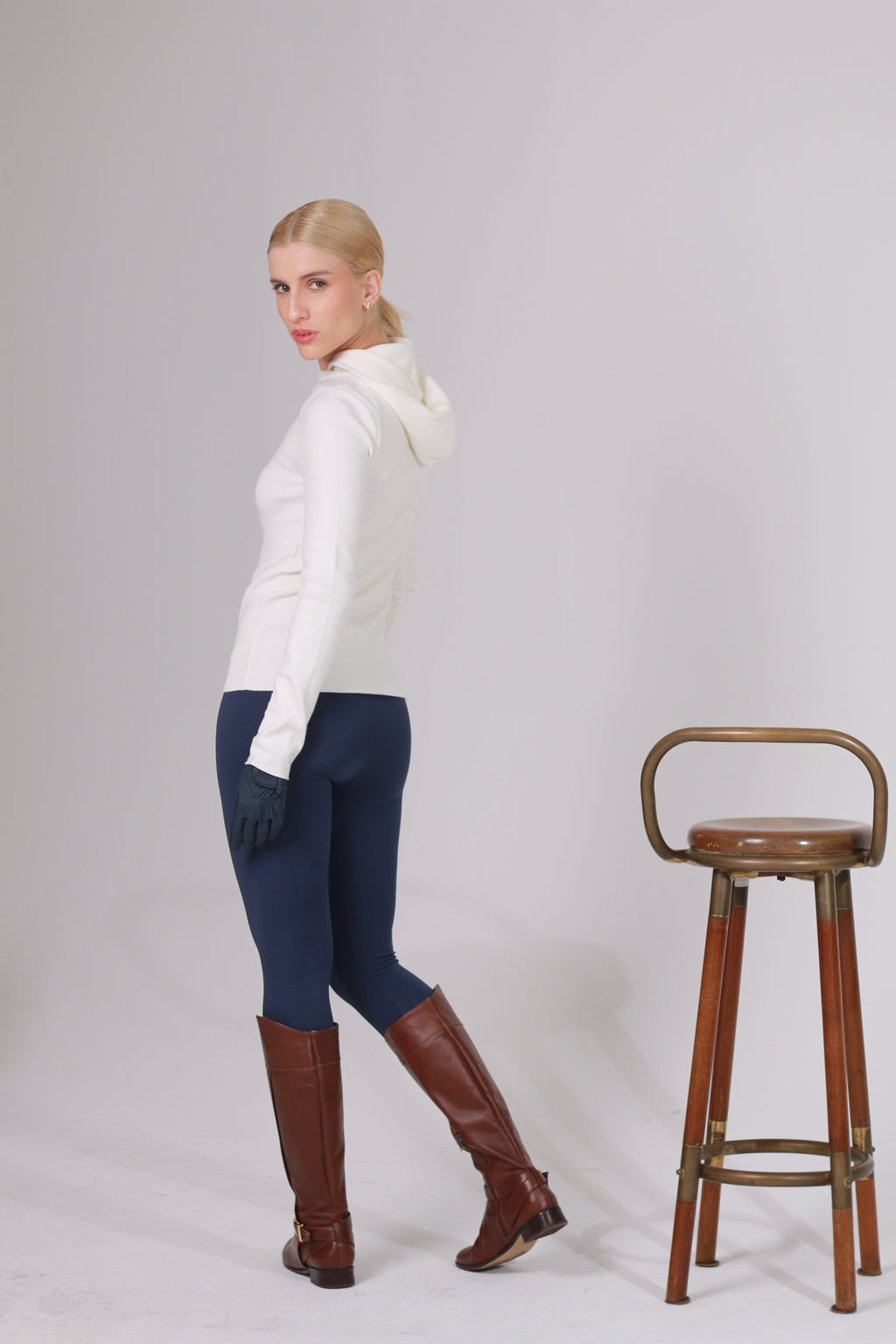 Blusa Tricot Balaclava