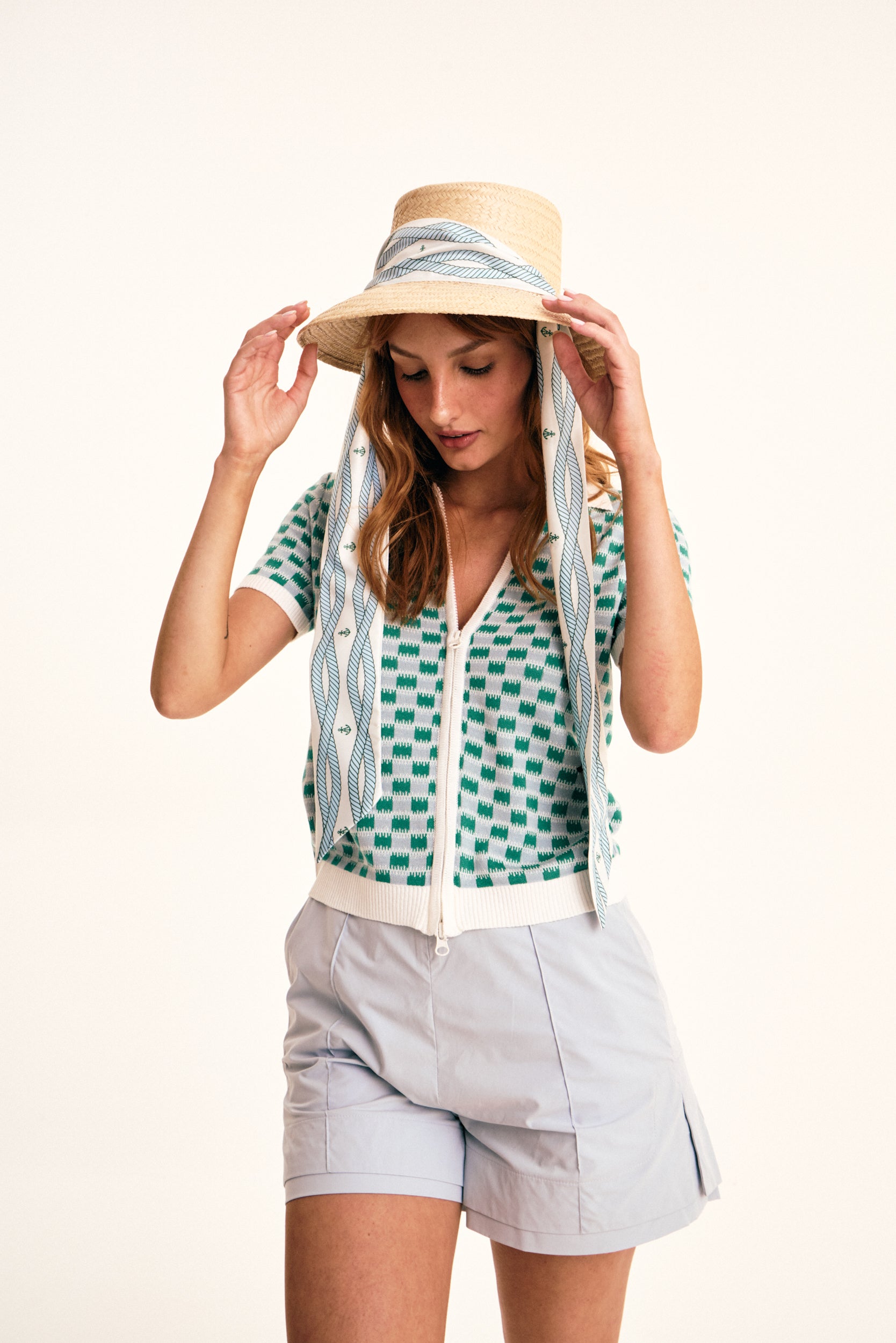 CHAPÉU BOATER + TWILLY