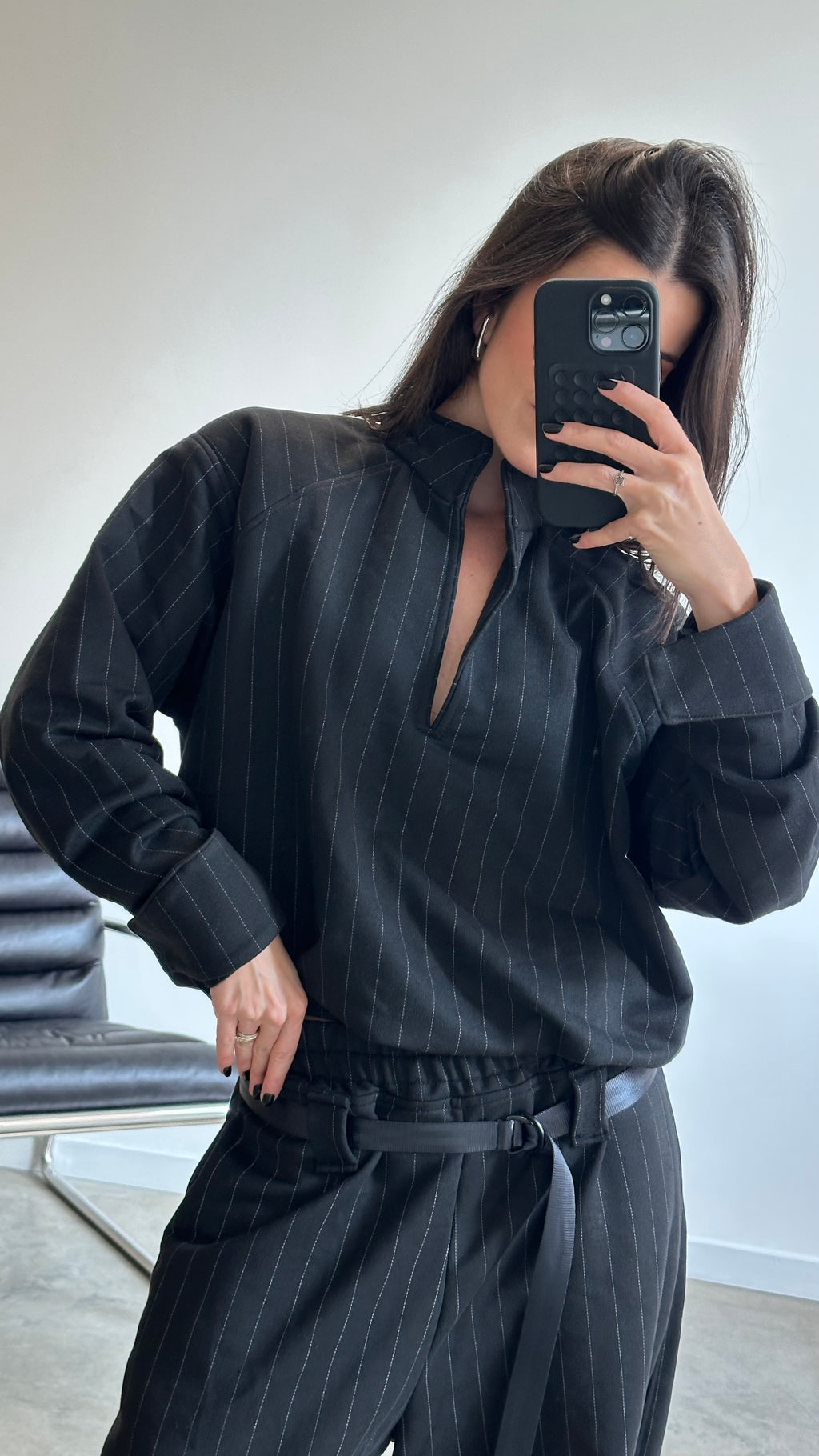 Blusa Stripes Black