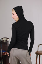 Blusa Tricot Balaclava