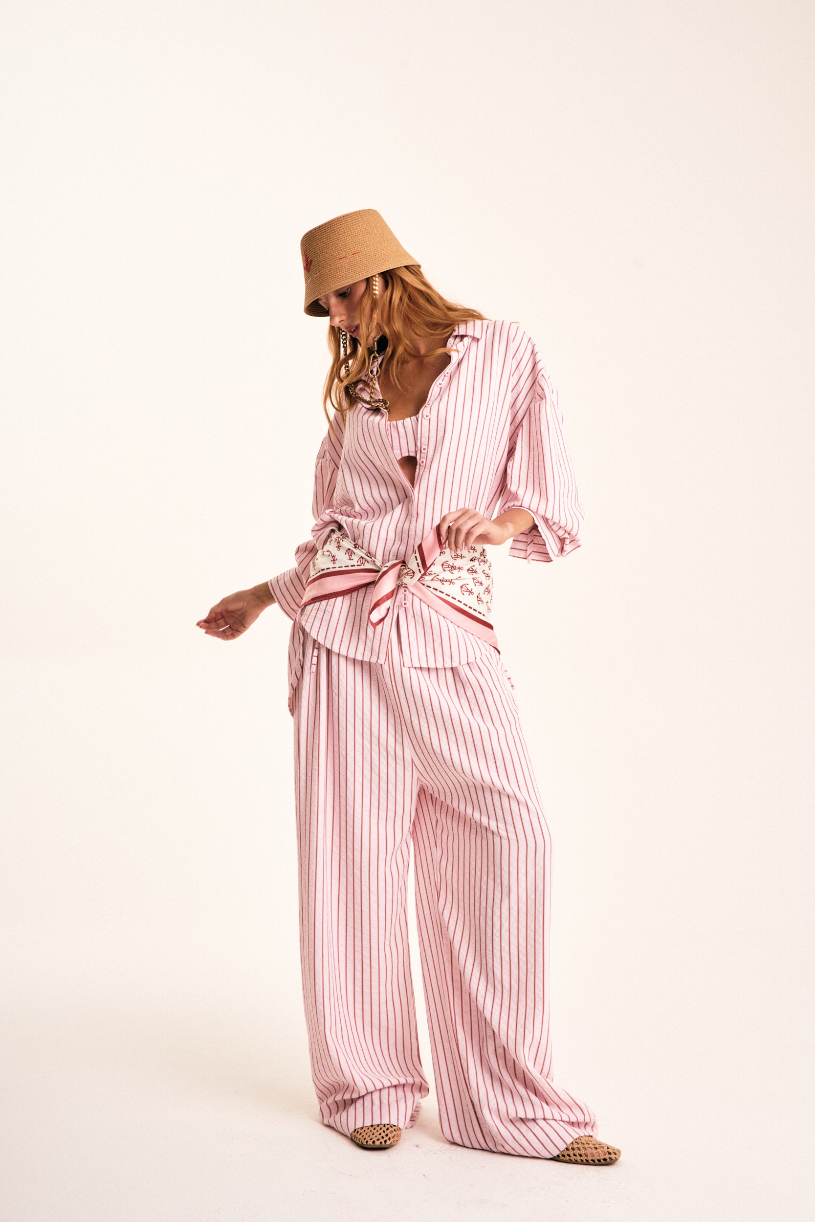 CAMISA SAILING — Light Pink