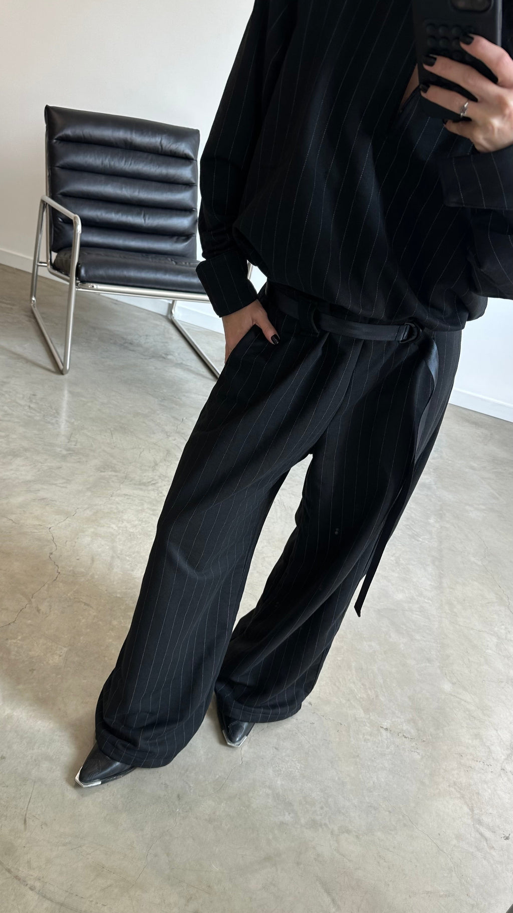 Calça Stripes Black