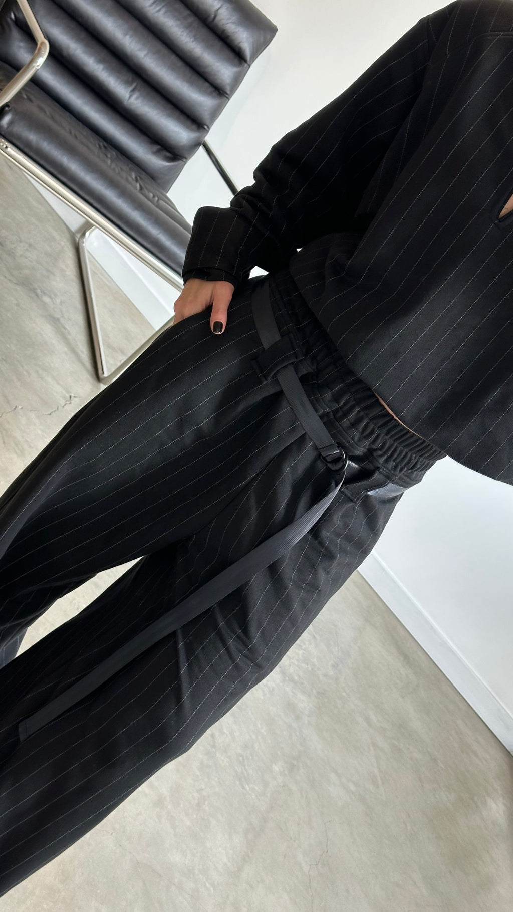 Calça Stripes Black