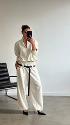 Blusa Stripes Off-White