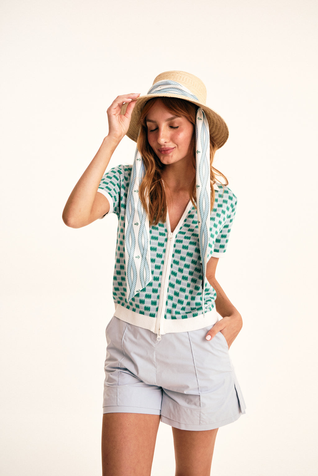 CHAPÉU BOATER + TWILLY