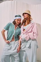 CALÇA SAILING — Light Blue