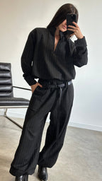 Calça Stripes Black