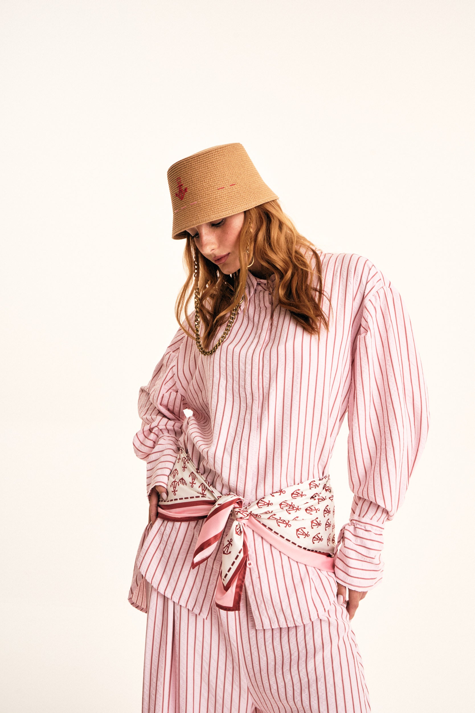 CAMISA SAILING — Light Pink