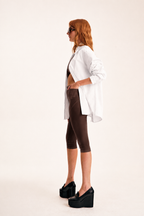 Cropped Pant Contour Coffee